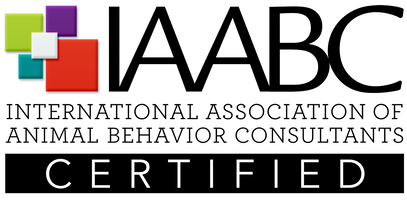 Certified by the International Association of Animal Behavior Consultants